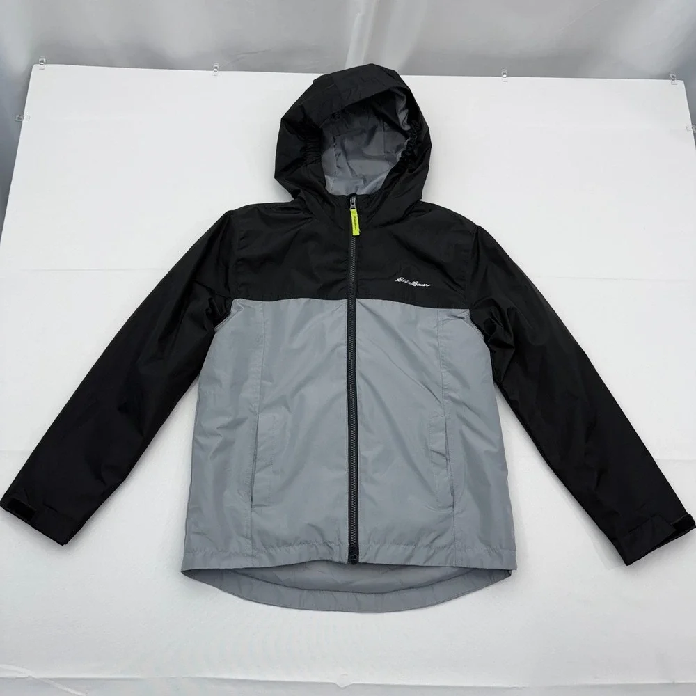 Eddie Bauer 3 in 1 Jacket Boys Large 14 Zip Out Fleece‎ Liner Hooded Rain Coat